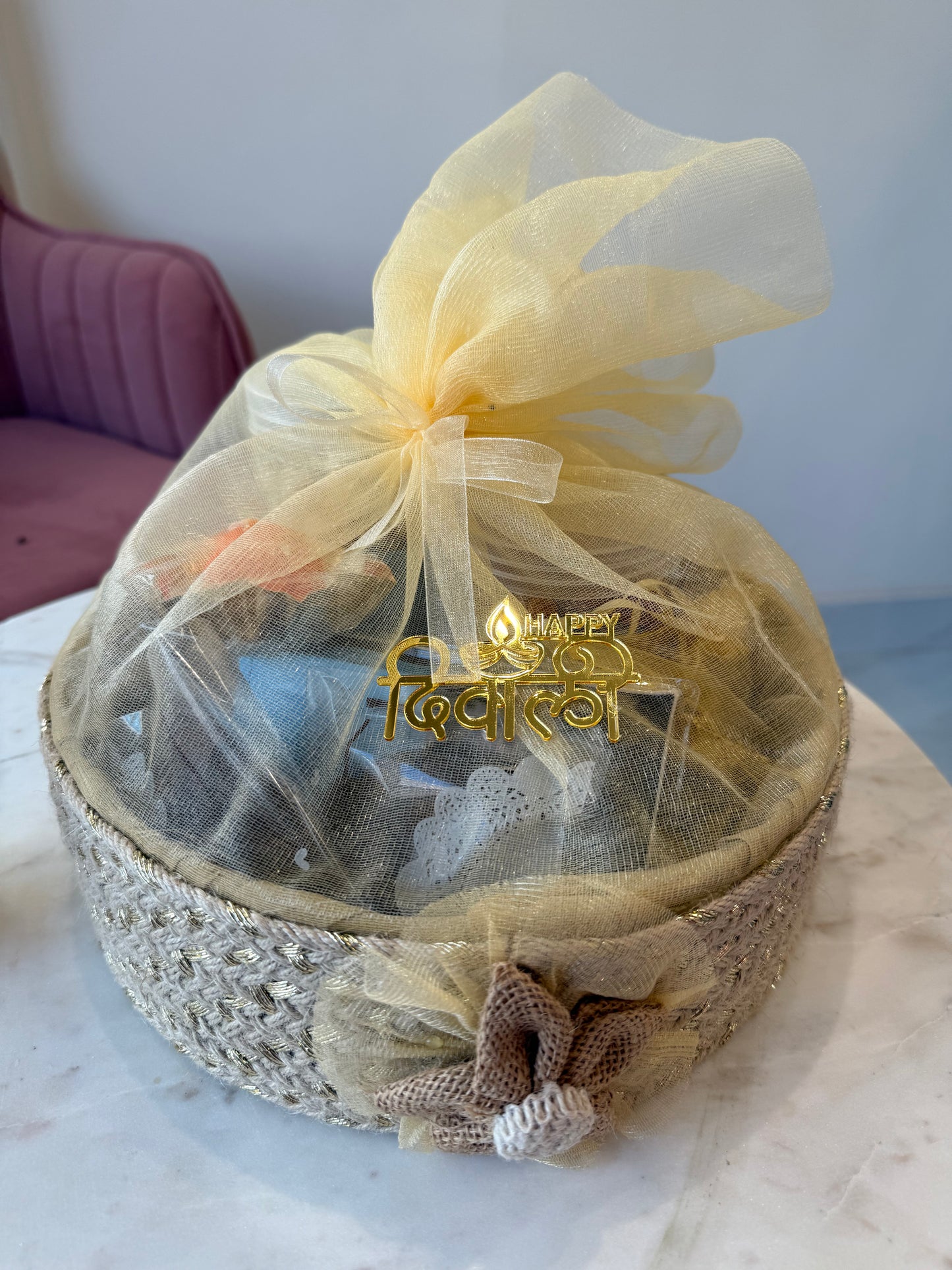 The Luxe Jute Hamper