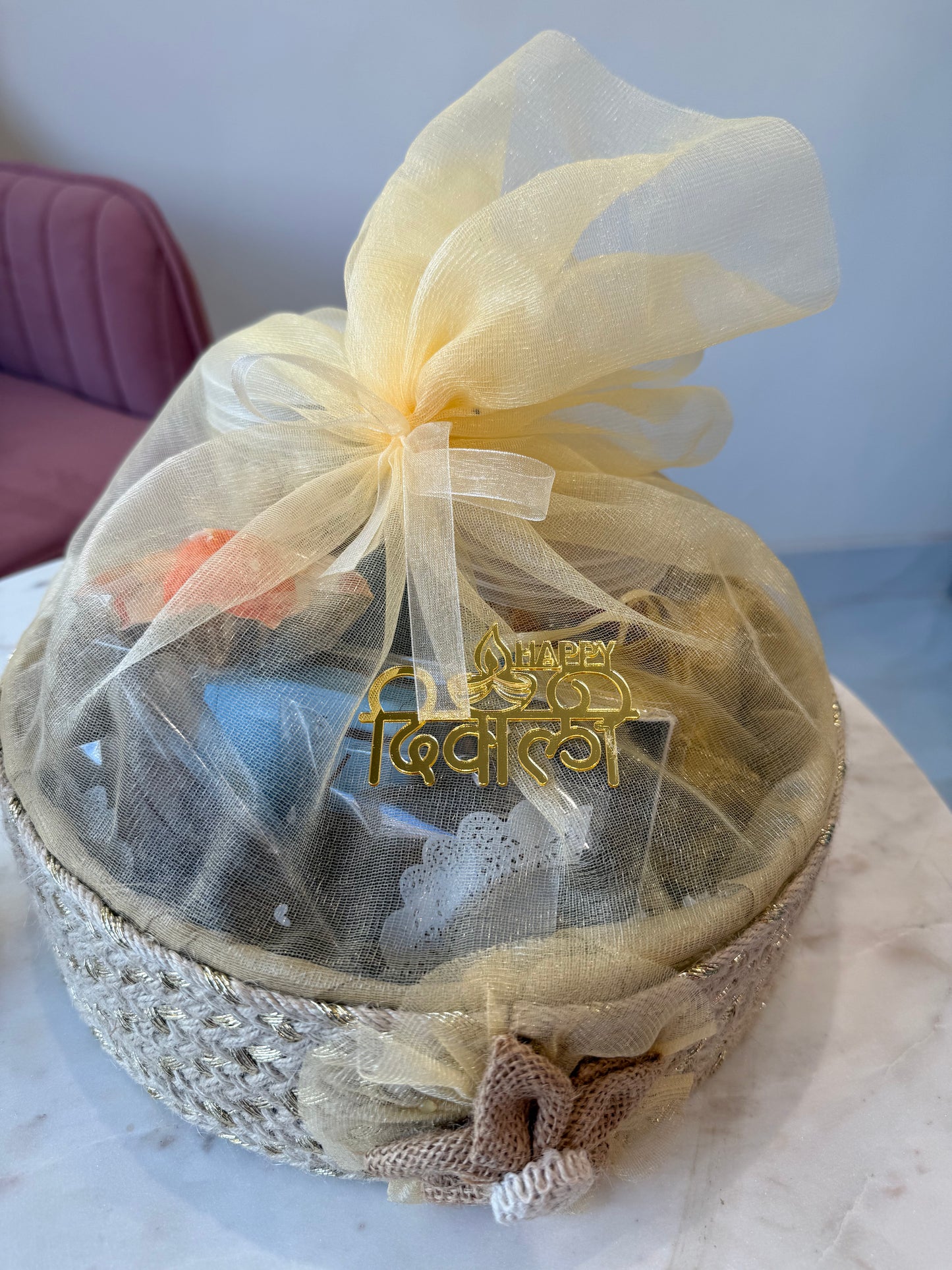 The Luxe Jute Hamper
