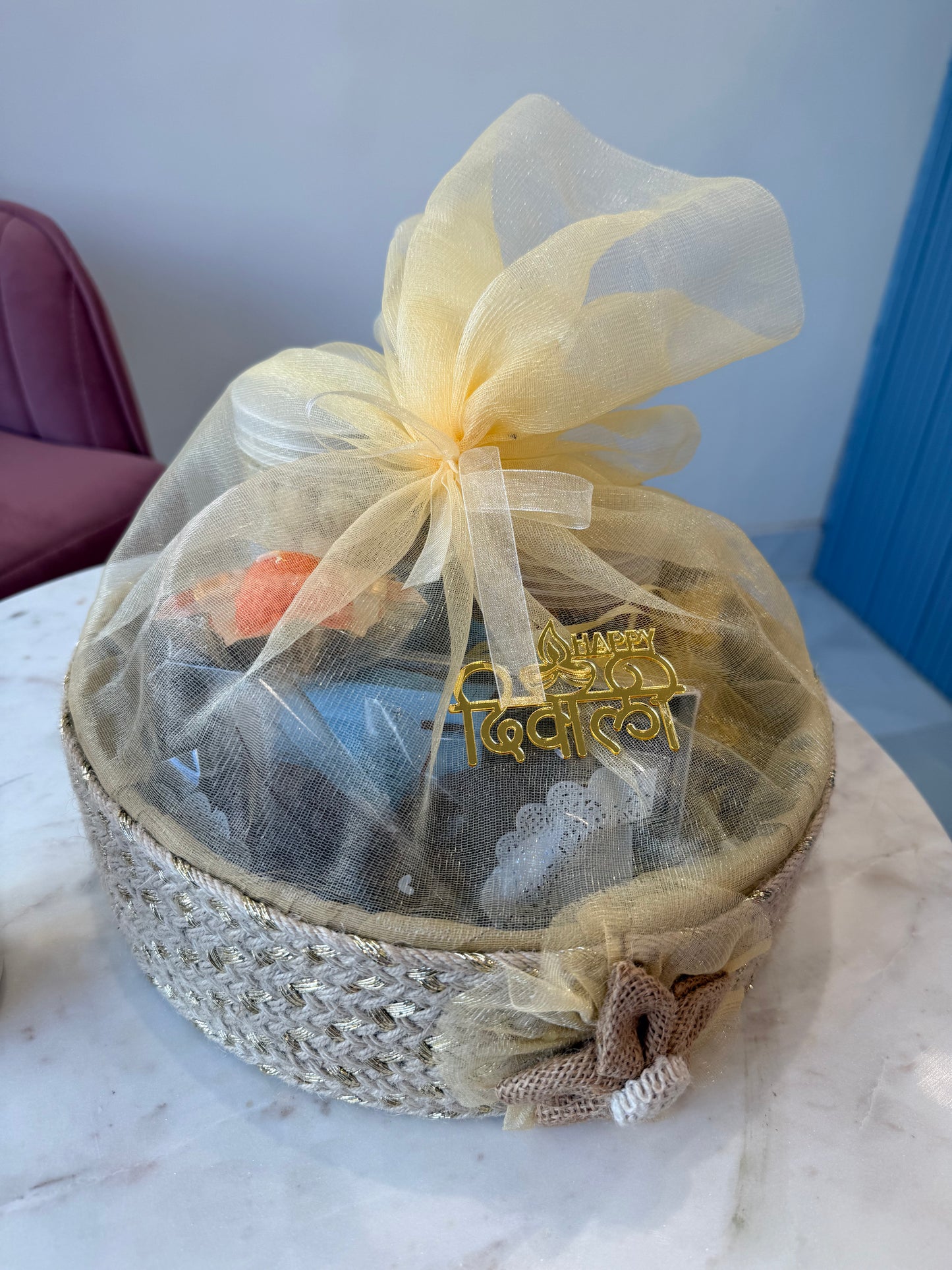 The Luxe Jute Hamper