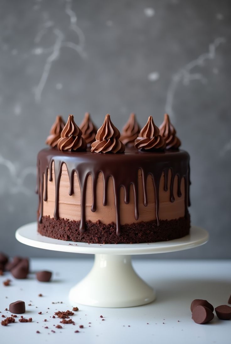 Milk Chocolate Truffle Cake – 1 KG Eggless Smooth Indulgence