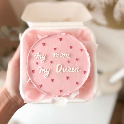 "My Mom, My Queen" Bento Cake