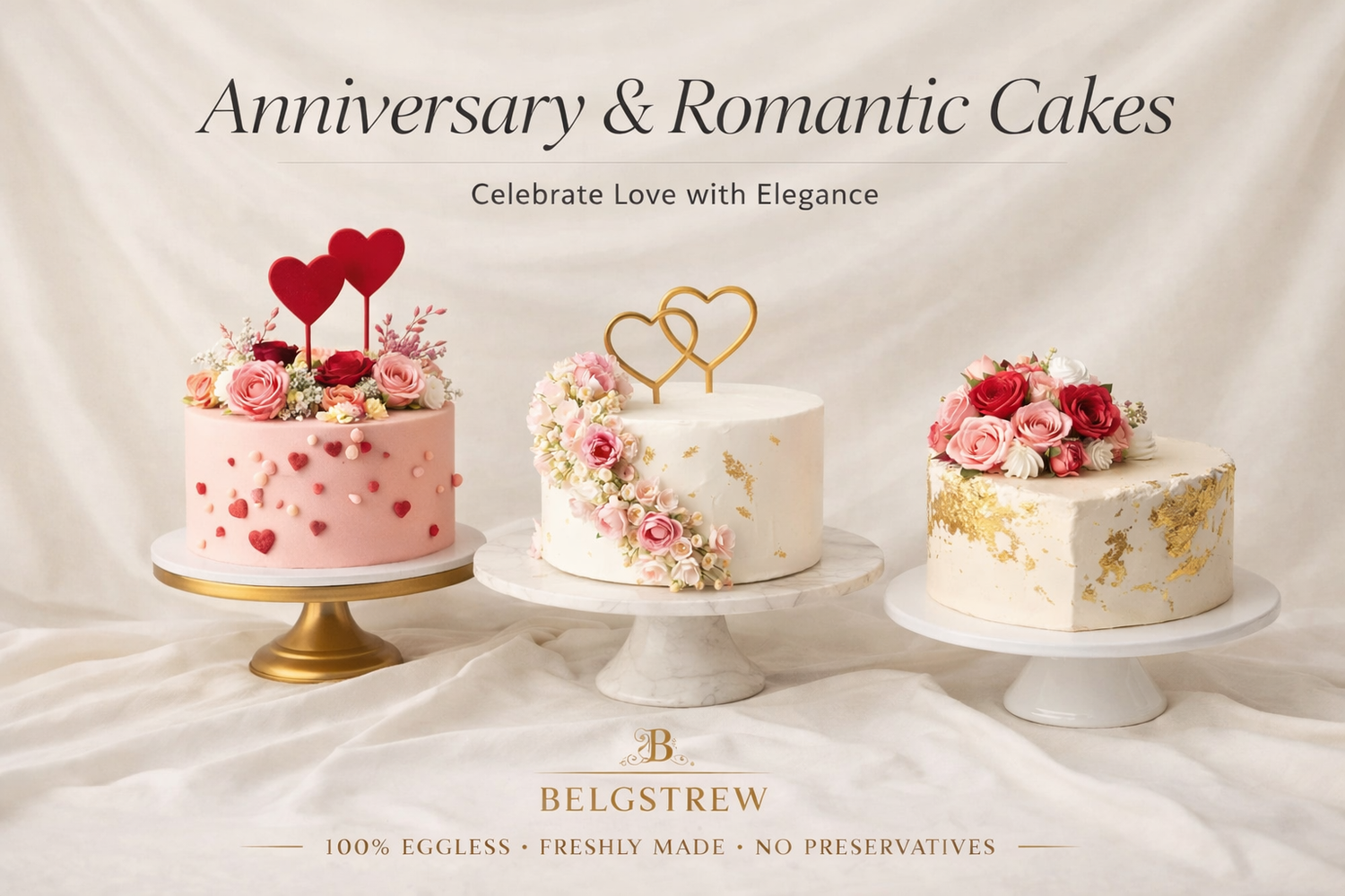 Anniversary & Romantic Cakes