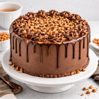 Chocolate Butterscotch Fusion Cake — view 1