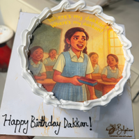 Custom Eggless Photo Cake — view 2