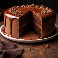 Decadent Belgian Chocolate Celebration Cake — view 3