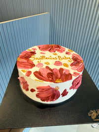 Floral Colour Palette Cake (1 Kg) – Nutella Indulgence — view 3