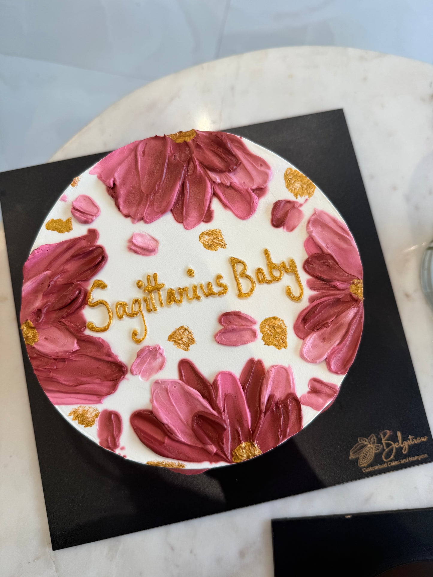 Floral Colour Palette Cake (1 Kg) – Nutella Indulgence