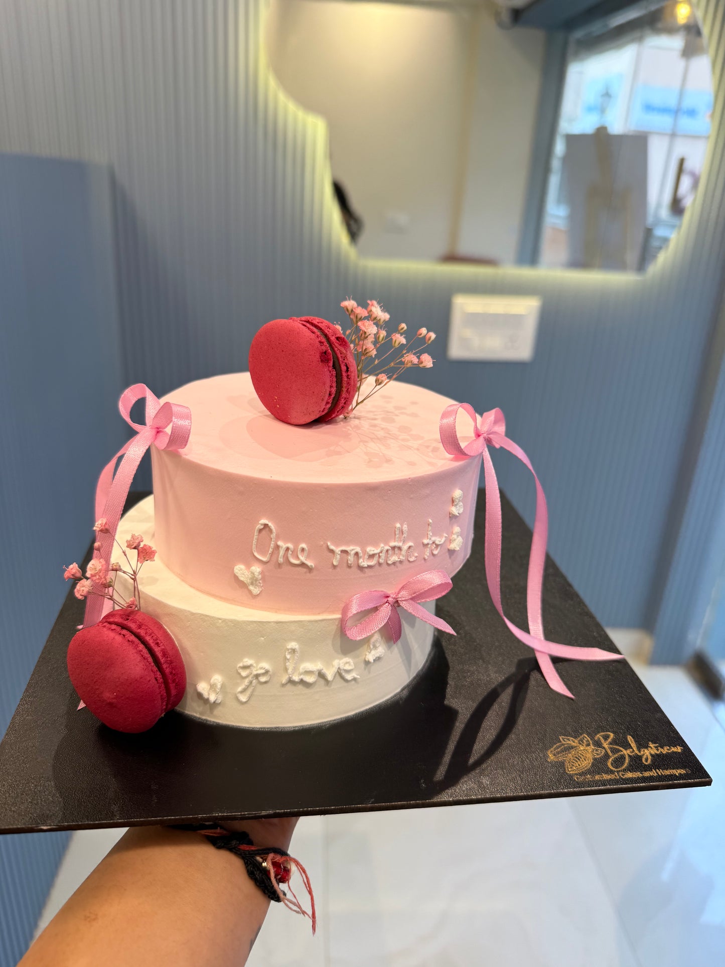 Asymmetric Designer Cake (1 Kg) – Eggless Chocolate Truffle Elegance