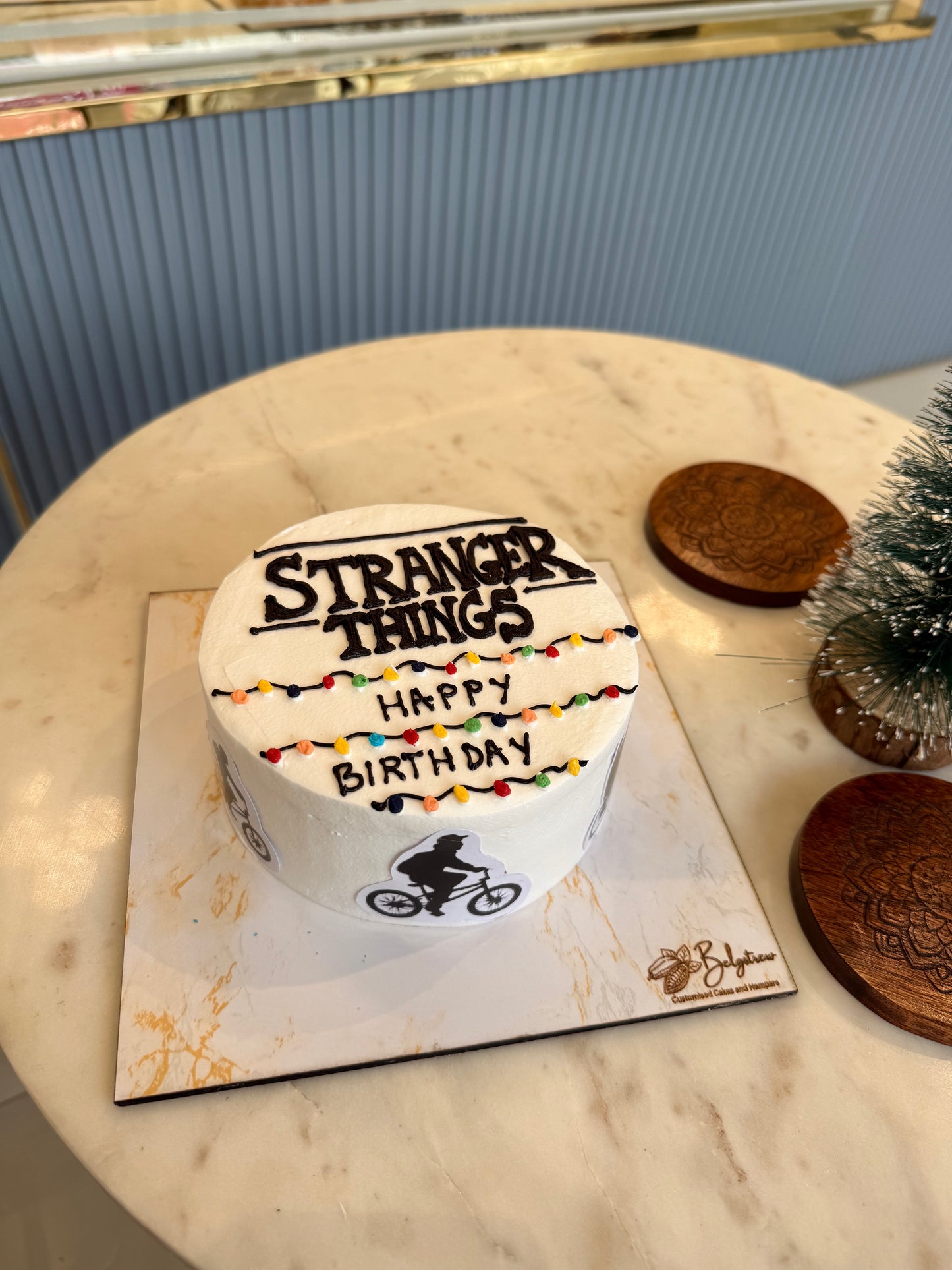 1 Kg Stranger Things Themed Cake – Eggless Chocolate Truffle | Custom Cakes in Gurugram