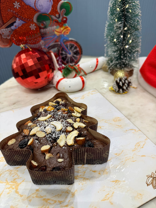 Christmas Tree Fruit Plum Cake (Non-Alcoholic) - 250g