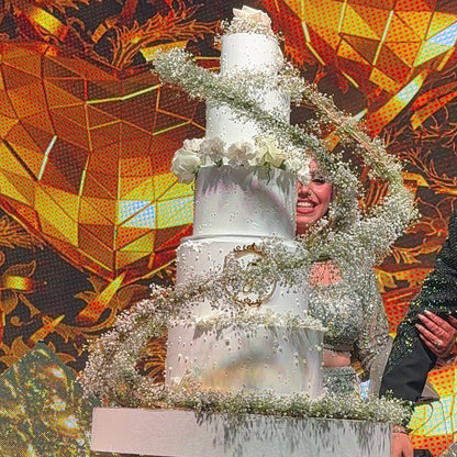 Belgstrew Signature Dual-Revolving Couture Cake Installation