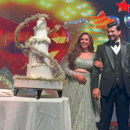 Belgstrew Signature Dual-Revolving Couture Cake Installation