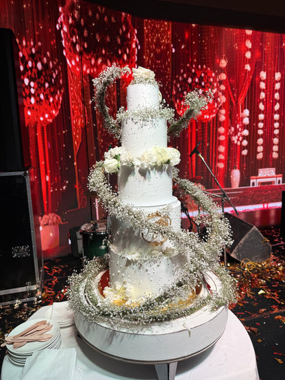 Belgstrew Signature Dual-Revolving Couture Cake Installation