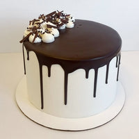 Choco-Vanilla Fusion Celebration Cake — view 2