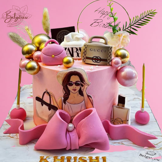 Fashion Queen Designer Cake – Luxe Tier for the Style Icon
